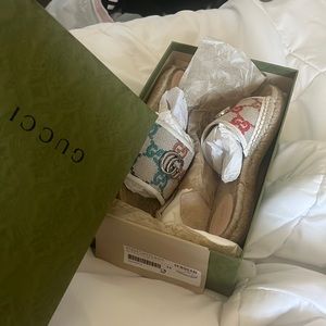 Gucci Espadrille slides